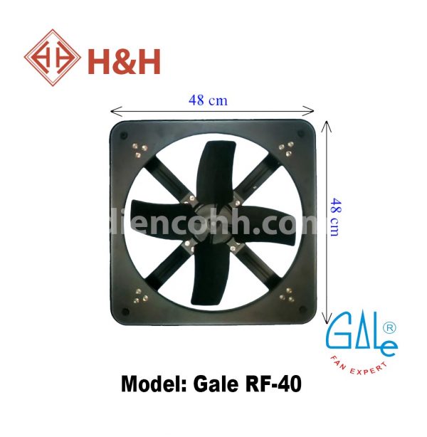 Quạt hút công nghiệp vuông Gale RF40