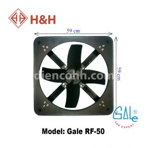 Quạt hút công nghiệp vuông Gale RF50