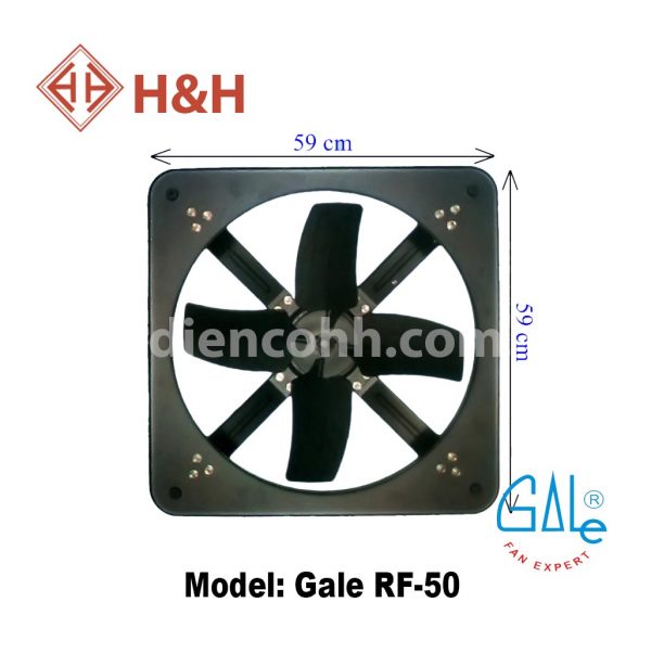 Quạt hút công nghiệp vuông Gale RF50