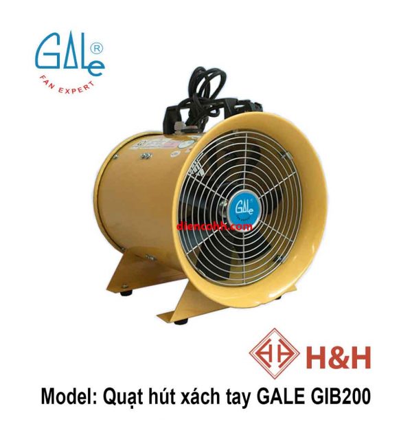 Quạt hút xách tay công nghiệp GALE GIB200