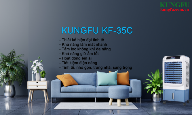 Quạt điều hòa Kungfu KF35C