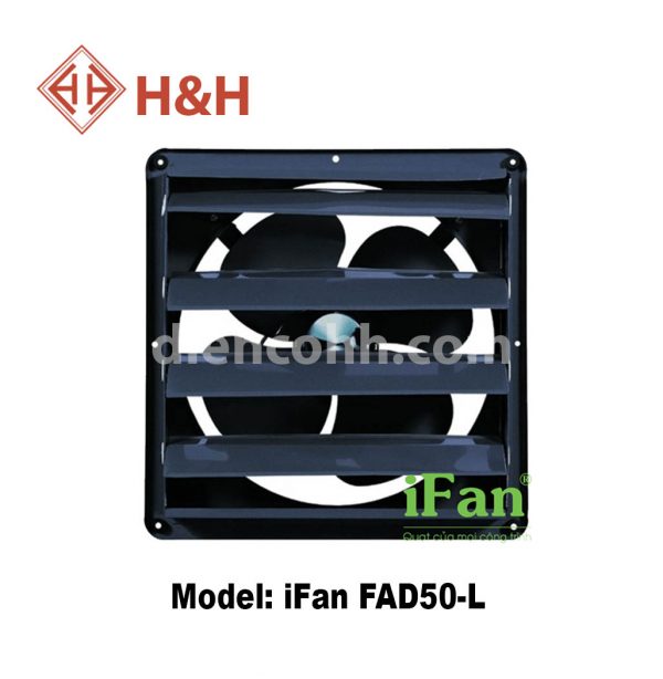Quạt hút công nghiệp vuông lá sách iFan FAD50-L