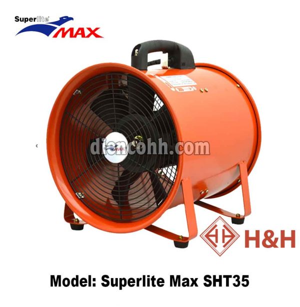 Quạt hút xách tay công nghiệp Superlite Max SHT35