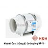 Quạt thông gió hút mùi đường ống HF15