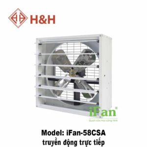 Quạt hút thông gió vuông ifFan 58CSA