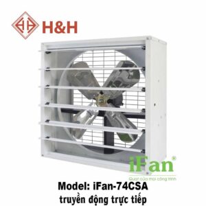 Quạt hút thông gió vuông ifFan 74CSA